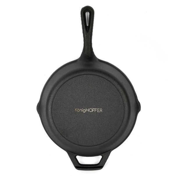 Zestaw 3 patelni żeliwnych Konighoffer 20 cm 24,5 cm 29 cm