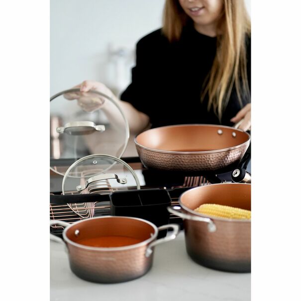 Patelnia non-stick Starke Pro Glossy Copper 28 cm indukcja