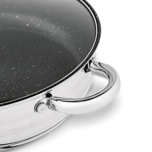 Zestaw garnk&oacute;w na indukcję Konighoffer Bari Silver 8 element&oacute;w