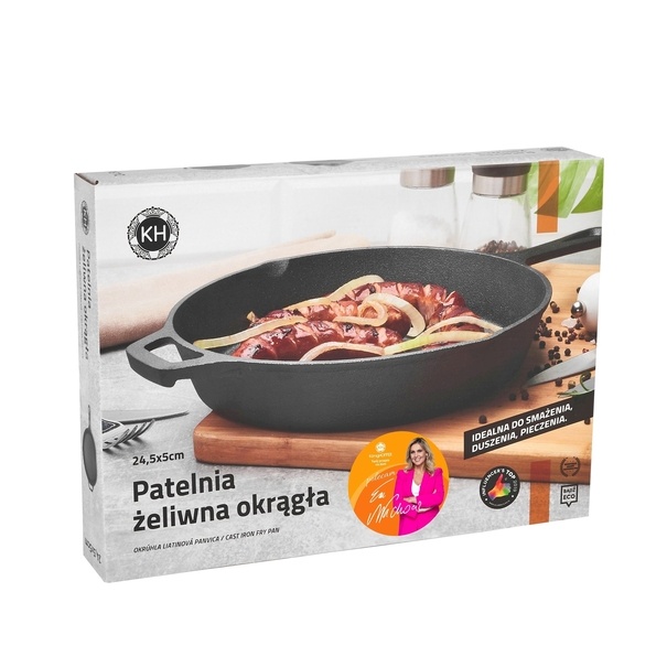Patelnia żeliwna Konighoffer 24,5 cm