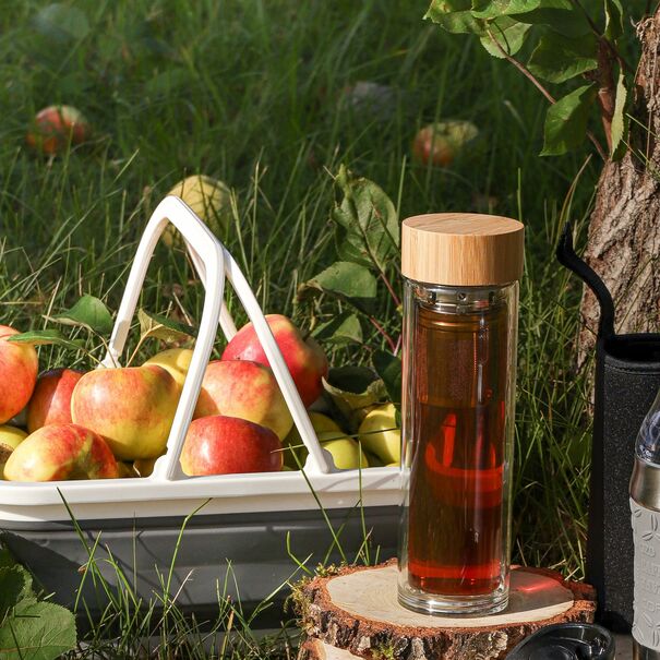 Butelka termiczna z pokrowcem Tadar Fiesta 400 ml