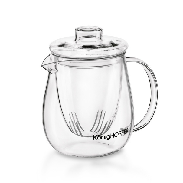 Dzbanek szklany borokrzemowy z zaparzaczem Konighoffer Flux 700 ml