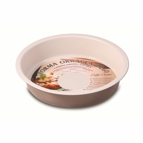 Forma do pieczenia non-stick SNB Caffe Creme 26 cm okrągła