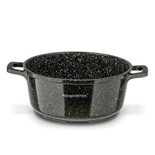 Garnek ceramiczny z pokrywką Konighoffer Kingstone 2,4 l na indukcję