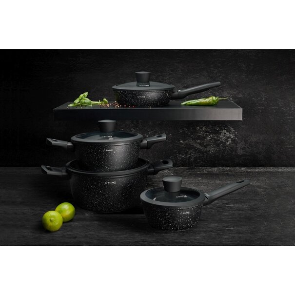 Garnek na indukcję non-stick z pokrywką Starke Pro Sirius 4,5 l