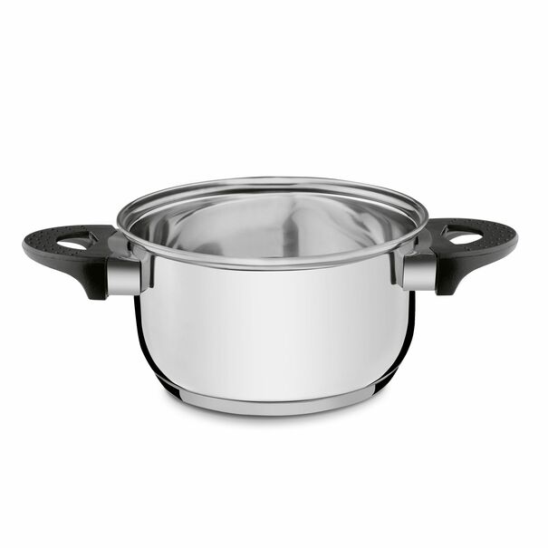 Garnek ze stali nierdzewnej Tadar Jumbo Basic 16 cm z pokrywką
