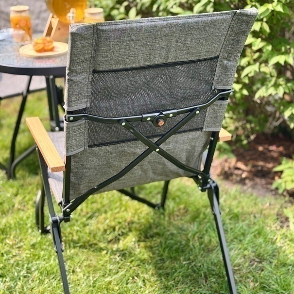 Krzesło ogrodowe turystyczne z torbą Tadar Outdoor 3 pozycje 59 x 67 x 100 cm