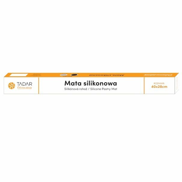 Mata silikonowa Tadar Silico 40 x 28 cm czarna