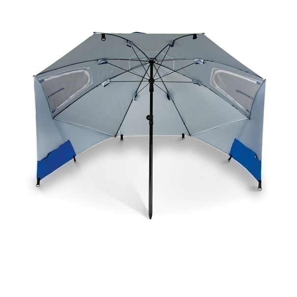 Parasol plażowy z pokrowcem Tadar Deluxe XL 240 cm niebieski