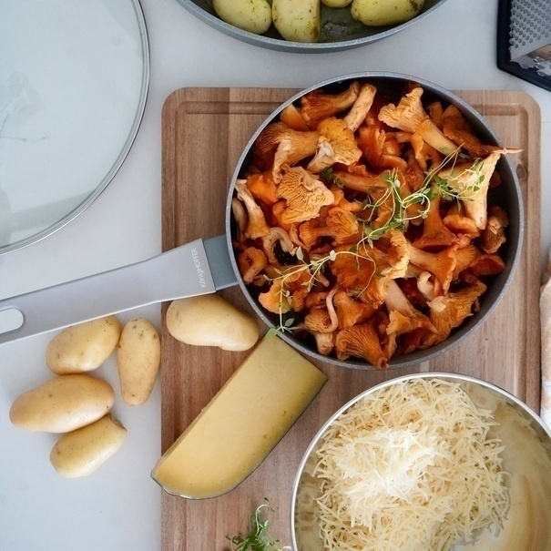 Patelnia na indukcję z pokrywką Konighoffer Pancetta 20 cm