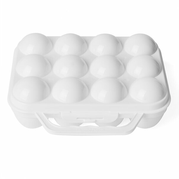 Pojemnik na jajka Plastic Forte 12 jaj biały