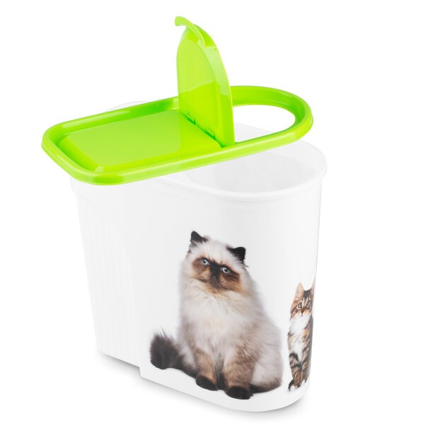 Pojemnik na karmę dla psa lub kota Hega Pet 5,7 l mix wzor&oacute;w