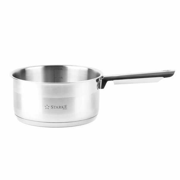Rondel ze stali nierdzewnej z pokrywką Starke Pro Gemini 2,3 l
