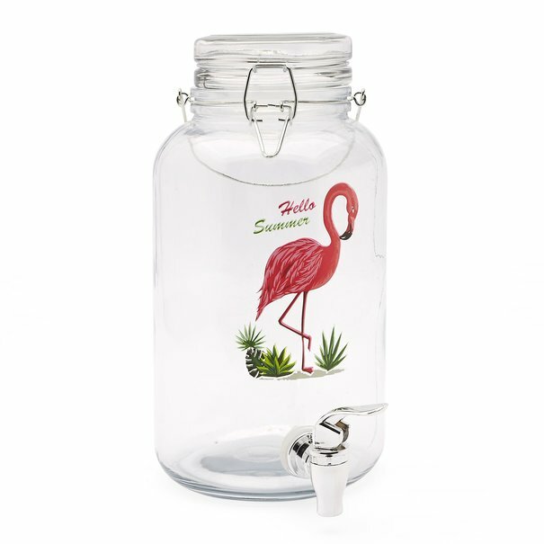 Słoik z kranikiem Tadar Flamingos 4000 ml