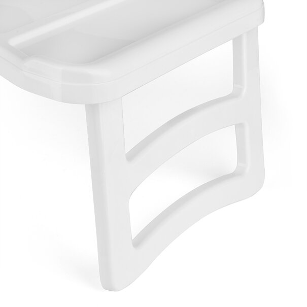 Stolik składany Plastic Forte 51 x 33 x 21,5 cm biały