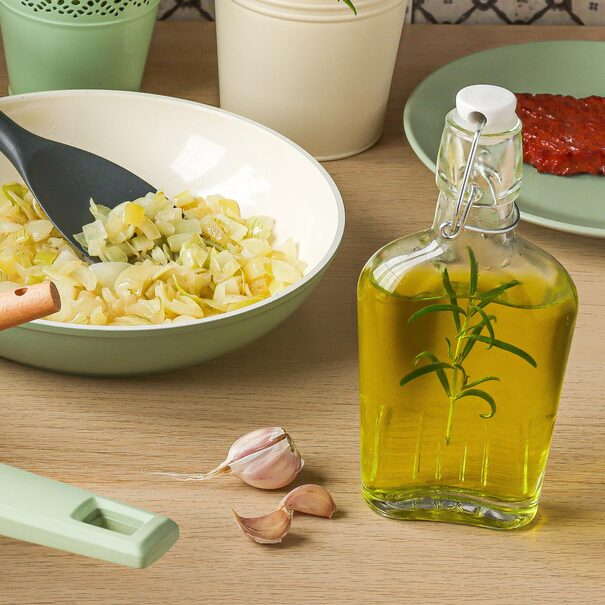 Szklana butelka z klipsem Tadar 240 ml