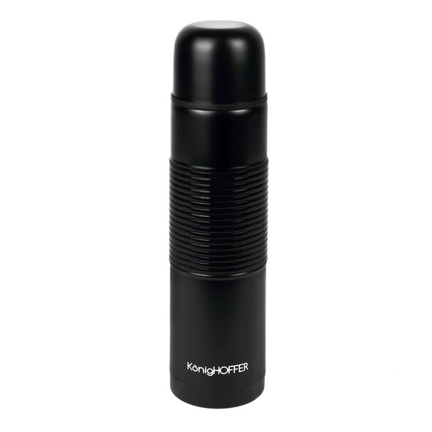Termos nierdzewny do kawy i herbaty Konighoffer Alpha 0,75 l czarny