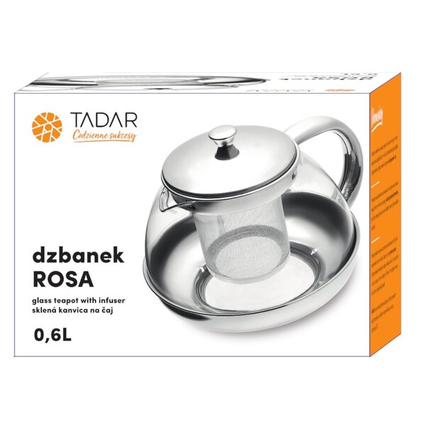 Dzbanek do herbaty Tadar Rosa 0,6 l