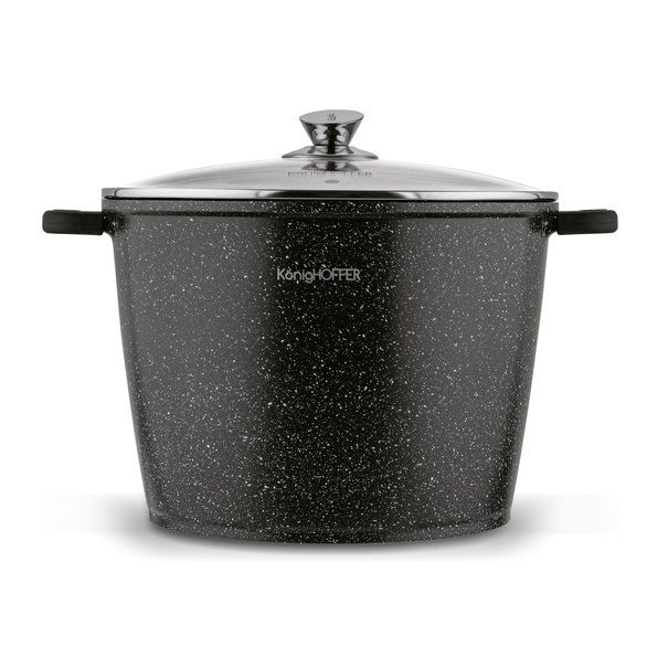 Garnek na indukcję wysoki Konighoffer Pollo 6 l i 2 nakładki