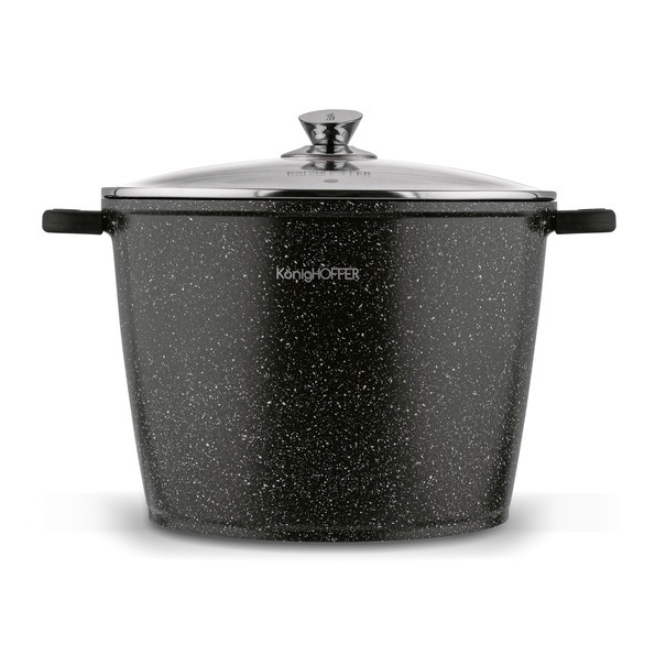 Garnek na indukcję wysoki Konighoffer Pollo 6 l i 2 nakładki