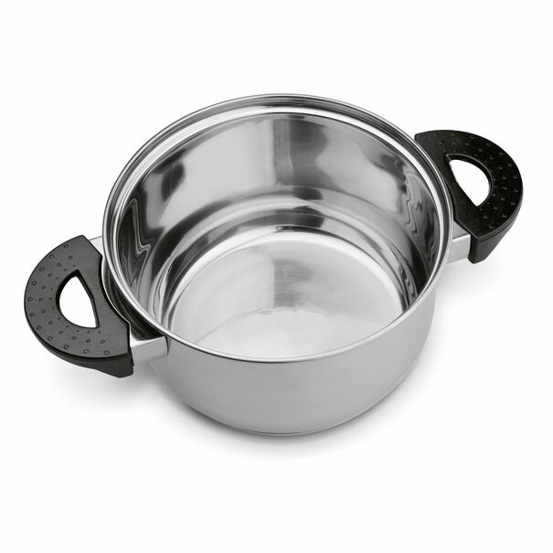 Garnek ze stali nierdzewnej Tadar Jumbo Basic 16 cm z pokrywką