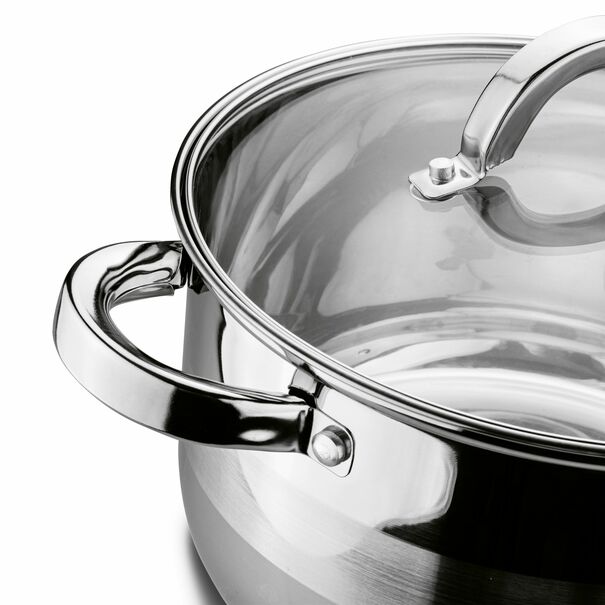 Garnek ze stali nierdzewnej Tadar Roger 16 cm indukcja
