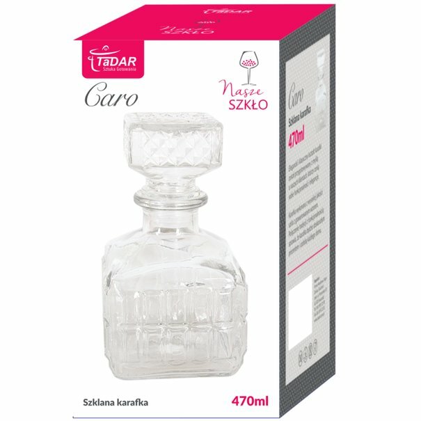 Karafka szklana Tadar Caro 470 ml