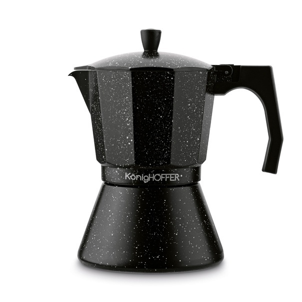Kawiarka włoska KonigHOFFER Black Granite Marble 450 ml