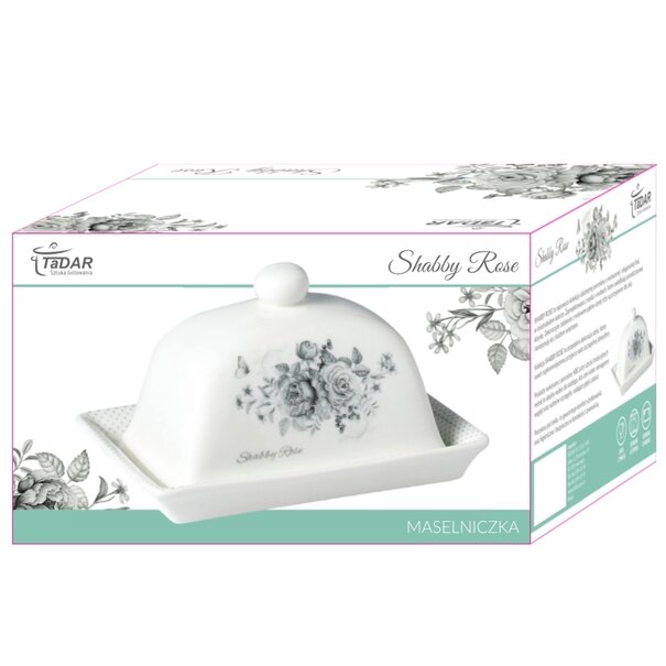 Maselniczka porcelanowa Tadar Shabby Rose