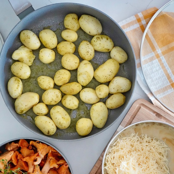 Patelnia na indukcję z pokrywką Konighoffer Pancetta 28 cm
