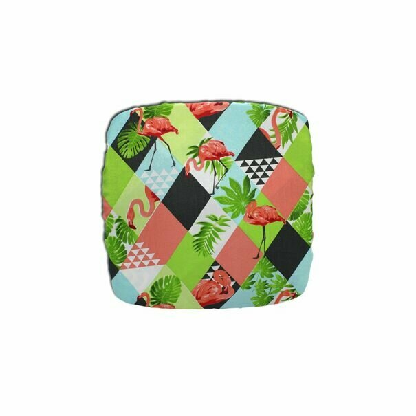 Poduszka na krzesła lub taboret Gomer 30 x 2,5 cm kwadratowa mix wzor&oacute;w