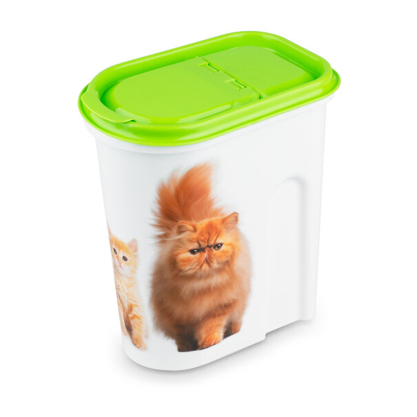Pojemnik na karmę dla psa lub kota Hega Pet 2 l mix wzor&oacute;w