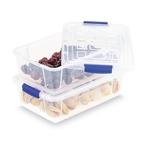 Pojemniki plastikowe do przechowywania Plastic Forte Minibox 8 x 12 x 7,6 cm 2 sztuki