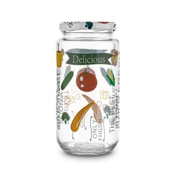 Słoiki szklane z metalową zakrętką Tadar Papryka 950 ml 6 sztuk