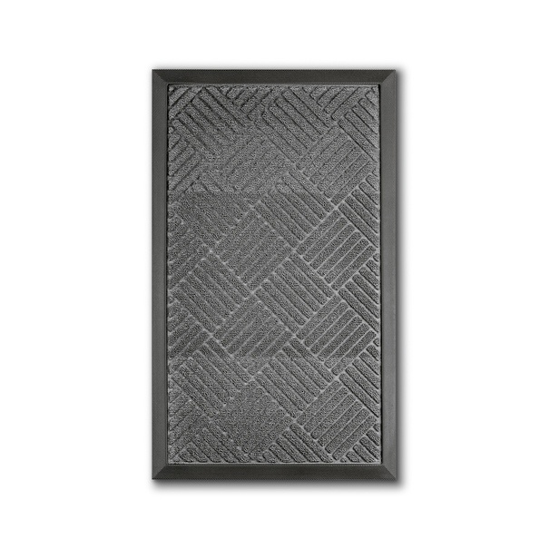 Wycieraczka pod drzwi wejściowa Tadar 45 x 75 cm szara
