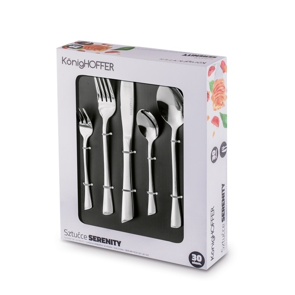 Zestaw sztućc&oacute;w na 6 os&oacute;b Konighoffer Serenity 30 element&oacute;w