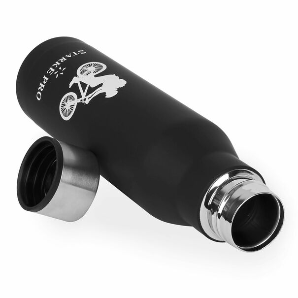 Butelka termiczna Starke Pro Explorer 500 ml czarna ze stali nierdzewnej