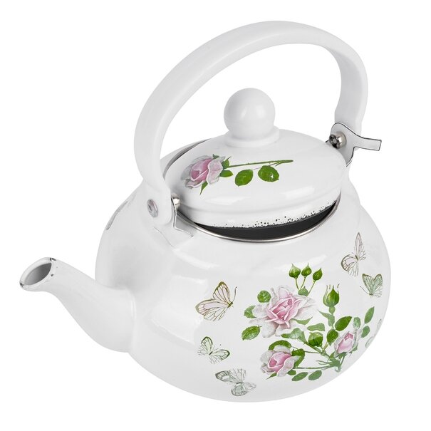 Czajnik emaliowany retro Tadar Motyle 1,5 l II gatunek