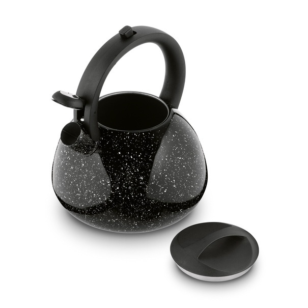 Czajnik nierdzewny Tadar Vita 2,5 l czarny marble