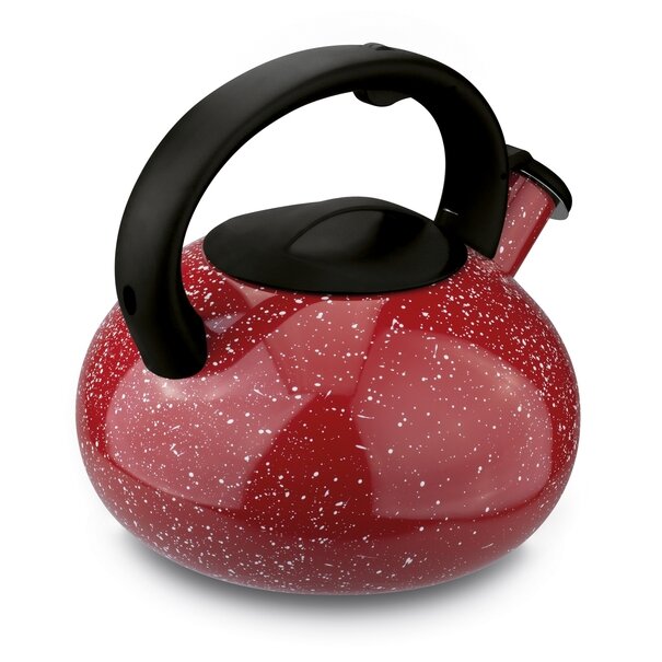 Czajnik nierdzewny Tadar Vita 2,5 l czerwony marble