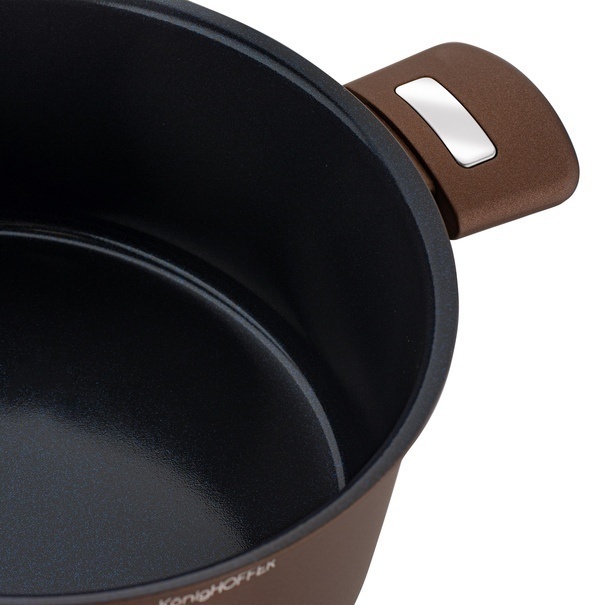 Garnek ceramiczny na indukcję z pokrywką Konighoffer Reno 7 l