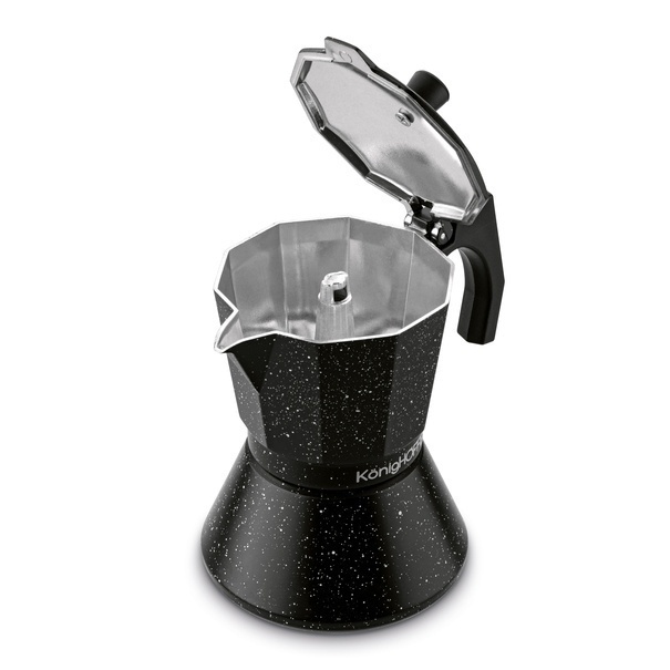 Kawiarka włoska KonigHOFFER Black Granite Marble 300 ml