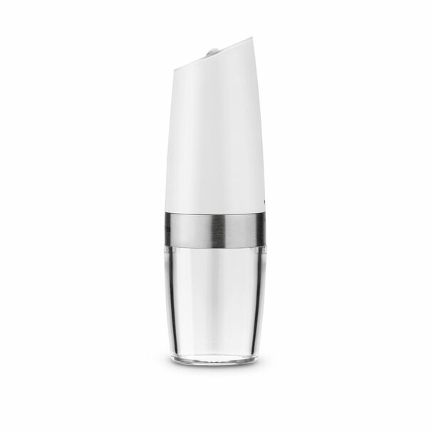 Młynek do pieprzu i soli elektryczny Konighoffer Luca biały grawitacyjny