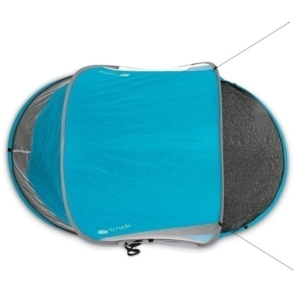 Namiot plażowy samorozkładający pop-up Tadar Seasound 190 x 120 x 90 cm niebieski