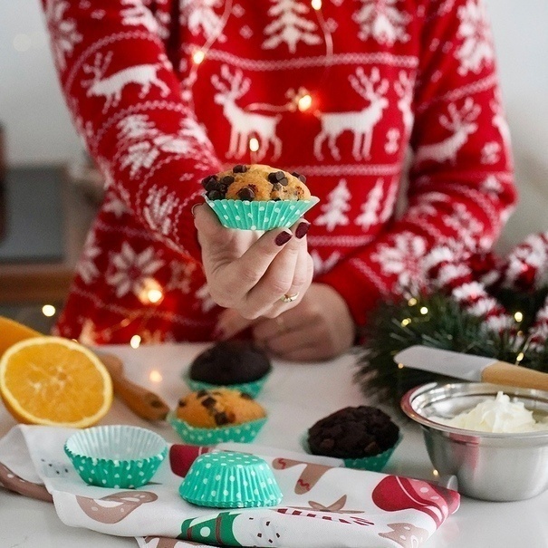 Papierowe papilotki do muffinek Tadar Zielone 60 sztuk mix wzor&oacute;w