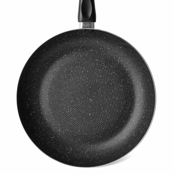 Patelnia marmurkowa non-stick Tadar Marmara Black 30 cm indukcja