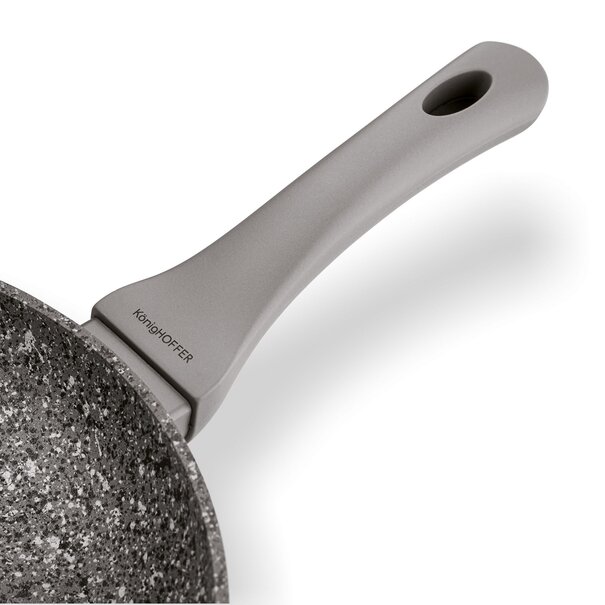 Patelnia na indukcję granitowa Konighoffer Multi Grey 20 cm