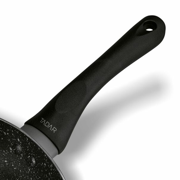 Patelnia na indukcję nieprzywierająca Tadar Amarantina Grey Marble 28 cm