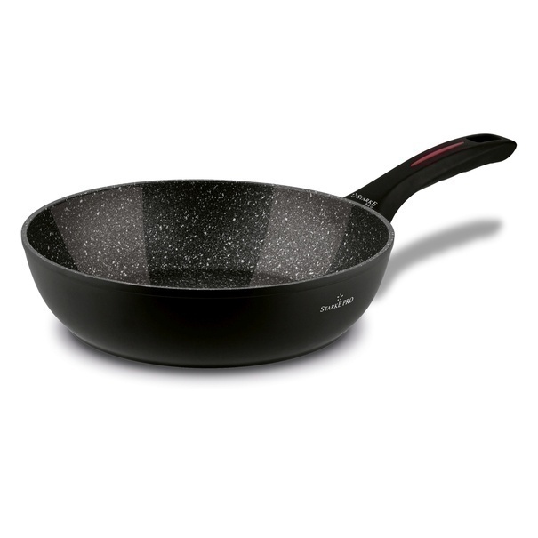 Zestaw 3 patelni ceramicznych głębokich Starke Pro Piccante 20 cm 24 cm 28 cm