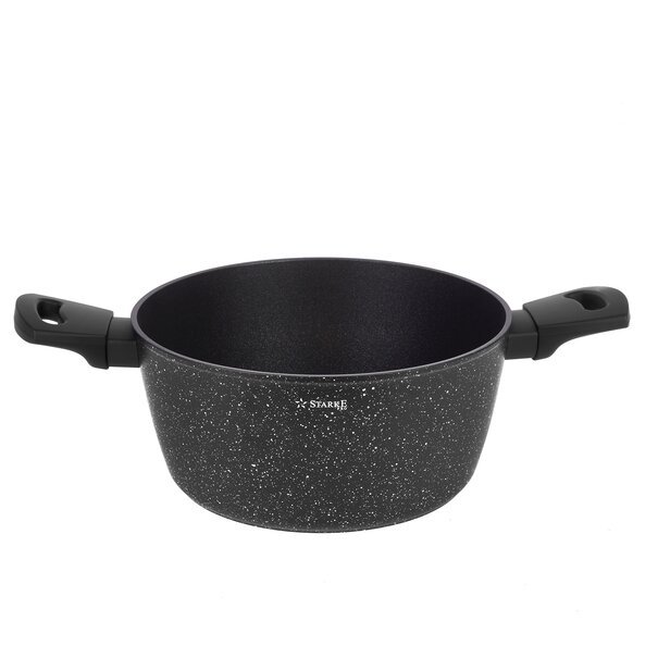 Garnek na indukcję non-stick z pokrywką Starke Pro Sirius 4,5 l
